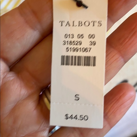 Talbots 60% cotton 40% Modelle Tee - Picture 2 of 2